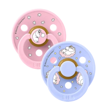 2 бр. Биберони BIBS x Moomin COLOUR Dreaming, 6-18 месеца