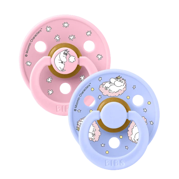 2 бр. Биберони BIBS x Moomin COLOUR Dreaming, 6-18 месеца