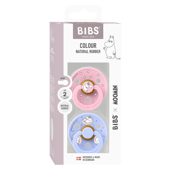 2 бр. Биберони BIBS x Moomin COLOUR Dreaming, 6-18 месеца