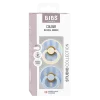 2 бр. Биберони BIBS Studio COLOUR Block, Baby Blue Dusty Blue Mix, 6-18 месеца