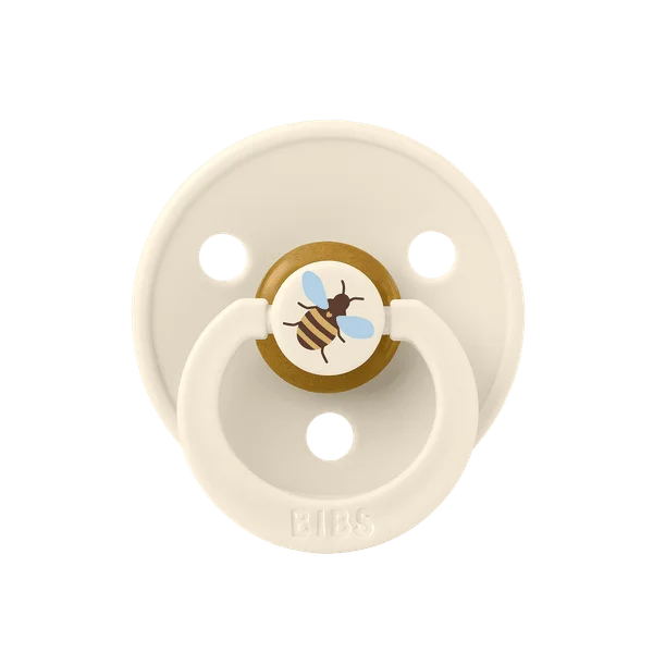 2 бр. Биберони BIBS Studio COLOUR, Bumblebee/Ivory, 0-6 месеца