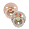 2 бр. Биберони BIBS Studio COLOUR, Ladybug/Blush, 0-6 месеца