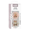 2 бр. Биберони BIBS Studio COLOUR, Ladybug/Blush, 6-18 месеца