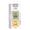 2 бр. Биберони BIBS Studio COLOUR, Ladybug/Sage, 0-6 месеца