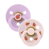 2 бр. Биберони BIBS Studio COLOUR, Ladybug/Violet Sky, 6-18 месеца