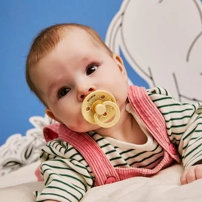 2 бр. Биберони BIBS x Moomin COLOUR Ivory/Pale Butter, 0-6 месеца