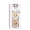 2 бр. Биберони BIBS COLOUR, Ivory/Blush, 18+ месеца      
