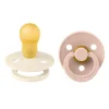 2 бр. Биберони BIBS COLOUR, Ivory/Blush, 18+ месеца      