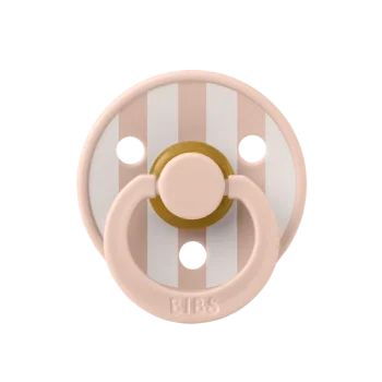 Биберон BIBS Studio COLOUR Block, Blush Ivory, 6-18 месеца