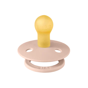 Биберон BIBS Studio COLOUR Block, Blush Ivory, 0-6 месеца