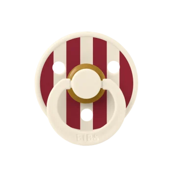 2 бр. Биберони BIBS Studio COLOUR Block, Ruby Pine, 0-6 месеца
