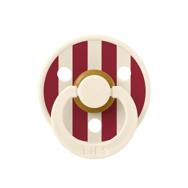 Биберон BIBS Studio COLOUR Block, Ivory Ruby, 0-6 месеца