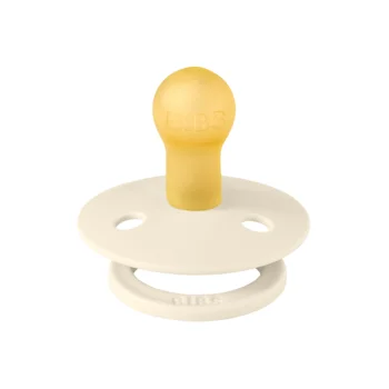 Биберон BIBS Studio COLOUR Pin, Ivory Steel Blue, 6-18 месеца