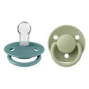 2 бр. Силиконови Биберони BIBS De Lux, Island Sea/Sage, Универсален Размер 0-3 години