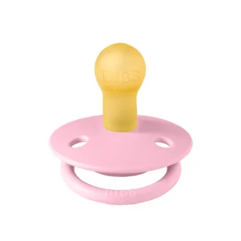 Биберон BIBS De Lux, Baby Pink, Каучкук, 0-6 месеца