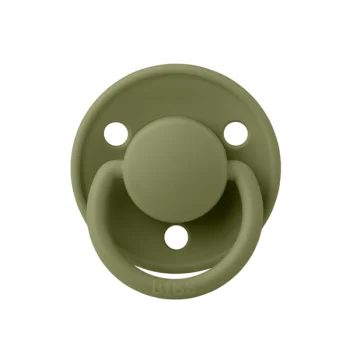 Биберон BIBS De Lux, Olive, Каучкук, 0-6 месеца