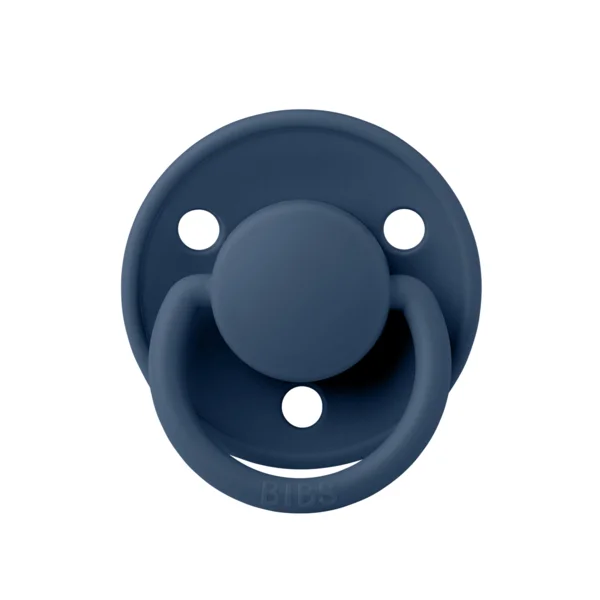 Биберон BIBS De Lux, Steel Blue, Каучкук, 0-6 месеца
