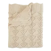 Плетено Бебешко Одеяло Wavy Ivory BIBS