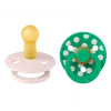 2 бр. Биберони BIBS COLOUR Polka Petal/Cactus, 6-18 месеца