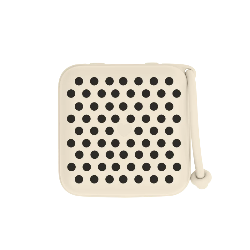 Кутия за Биберон Polka Ivory Black BIBS