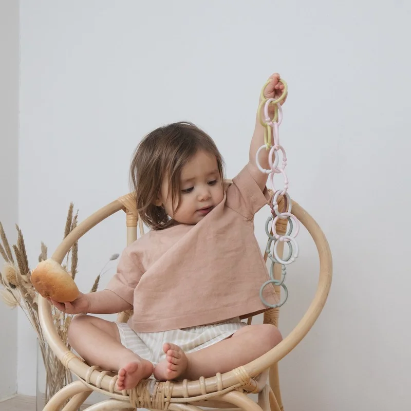Рингове за Закачане Blush/Peach/Dusky Lilac BIBS