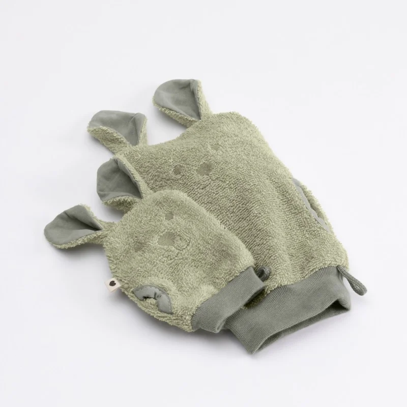 Сет Хавлиени Ръкавички за Баня Kangaroo Sage BIBS