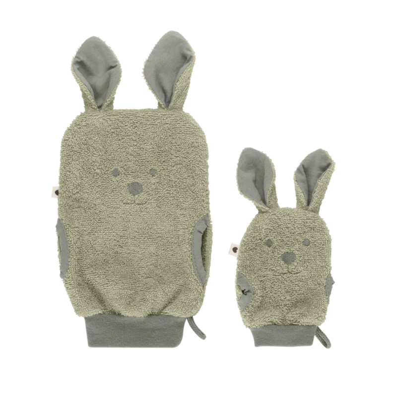 Сет Хавлиени Ръкавички за Баня Kangaroo Sage BIBS