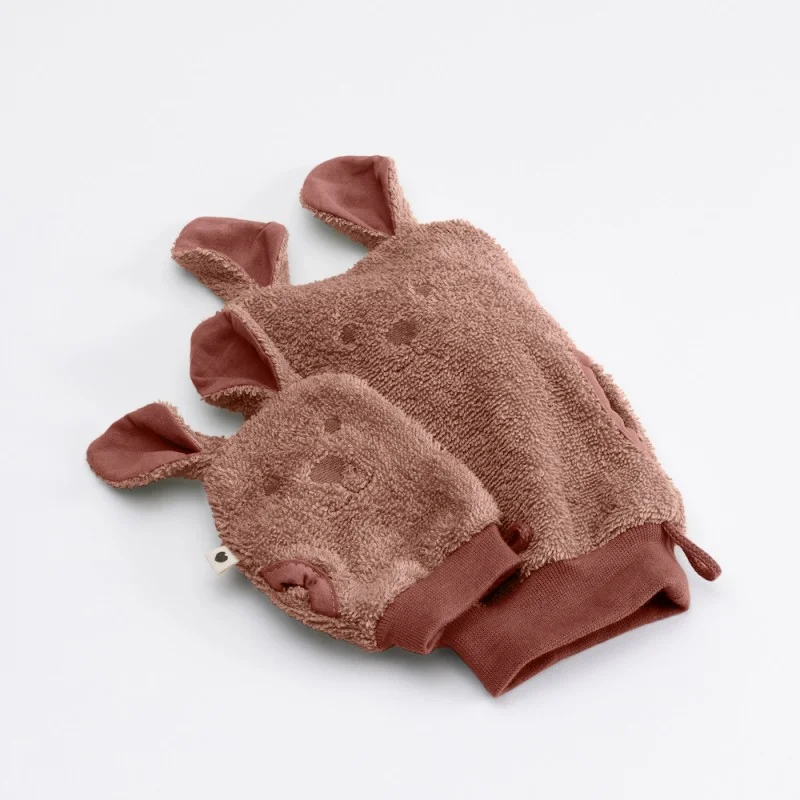 Сет Хавлиени Ръкавички за Баня Kangaroo Woodchuck BIBS