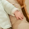 Бебешка Двустранна Жилетка Пике Soft Green