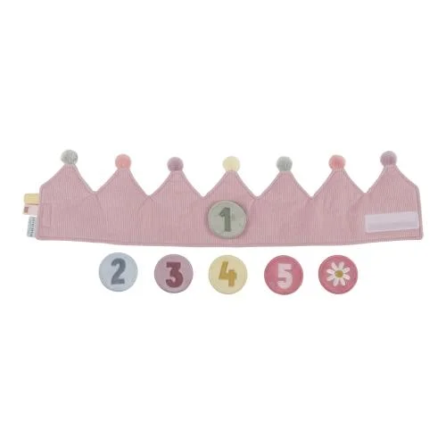 Корона за Рожден Ден с Цифри Pink