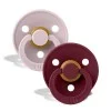 2 бр. Биберони BIBS COLOUR, Pink Plum/Elderberry, 0-6 месеца