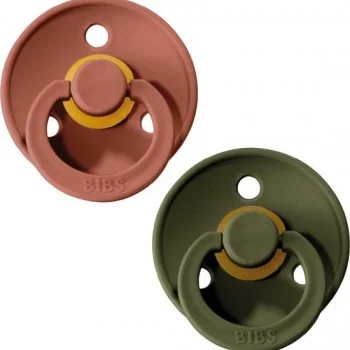 2 бр. Биберони BIBS COLOUR, Woodchuck/Hunter Green, 0-6 месеца