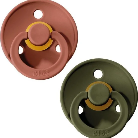 2 бр. Биберони BIBS COLOUR, Woodchuck/Hunter Green, 0-6 месеца
