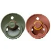 2 бр. Биберони BIBS COLOUR, Woodchuck/Hunter Green, 0-6 месеца