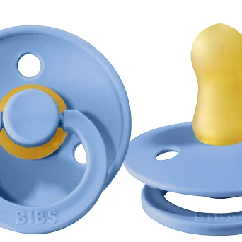 Биберон BIBS COLOUR, Sky Blue, 6-18 месеца