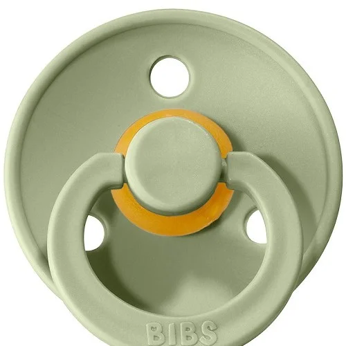 2 бр. Биберони BIBS COLOUR, Ivory/Sage, 0-6 месеца