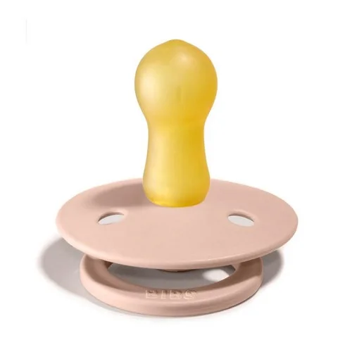 2 бр. Биберони BIBS COLOUR, Vanilla/Blush, 0-6 месеца