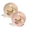 2 бр. Биберони BIBS COLOUR, Vanilla/Blush, 0-6 месеца
