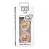 2 бр. Биберони BIBS COLOUR, Vanilla/Blush, 0-6 месеца