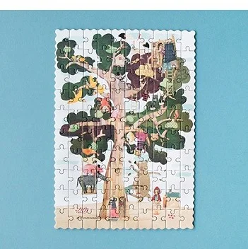 Двустранен Джобен Пъзел My Tree 100 части