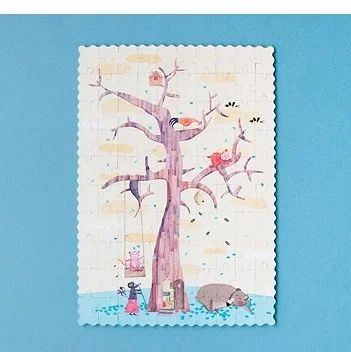 Двустранен Джобен Пъзел My Tree 100 части