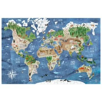 Микро Пъзел WORLD 600 части