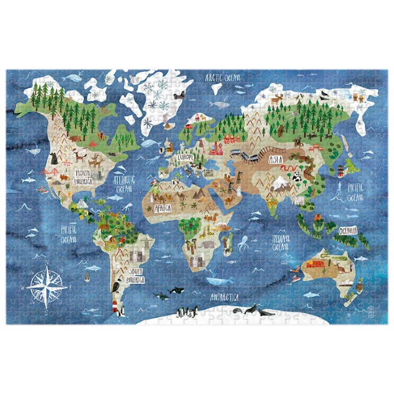 Микро Пъзел WORLD 600 части