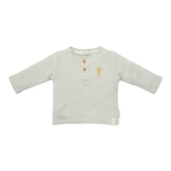 Бебешка Блуза с Дълъг Ръкав Пике Soft Green