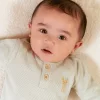 Бебешка Блуза с Дълъг Ръкав Пике Soft Green