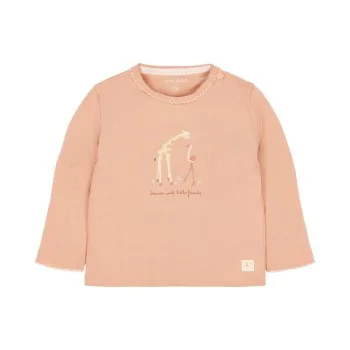 Бебешка Пижама от Две Части Safari Flamingo Deep Pink