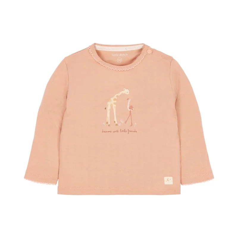 Бебешка Пижама от Две Части Safari Flamingo Deep Pink