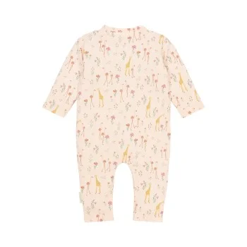 Бебешка Пижама Цяла Safari Flamingo Pastel Rose