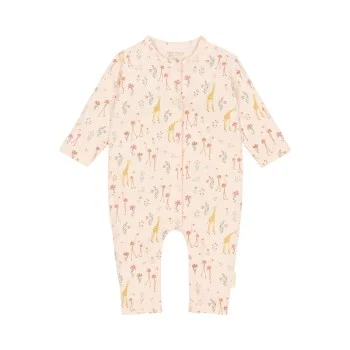 Бебешка Пижама Цяла Safari Flamingo Pastel Rose
