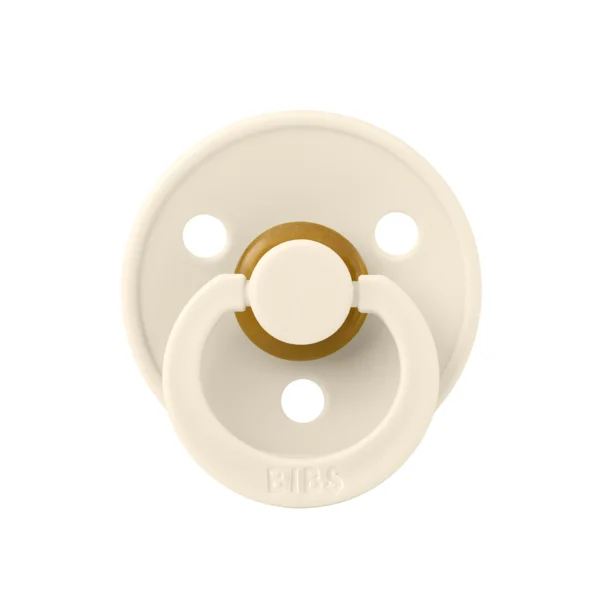1 бр. Биберон BIBS COLOUR, Ivory, 6-18 месеца